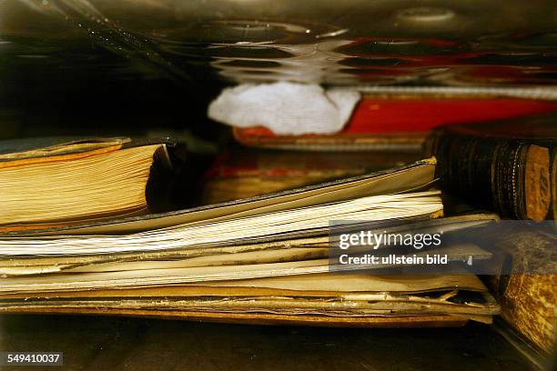 Leipzig: restoration of books, which were damaged in the fire of the Anna-Amalia-Library