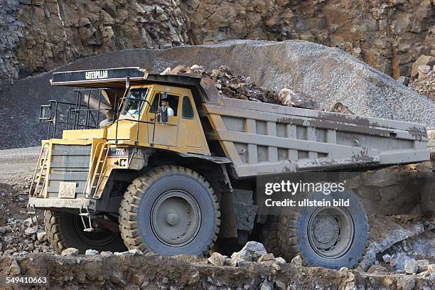 Germany, NRW, Hagen: The dolomite quarry Donnerkuhle of Rhine lime