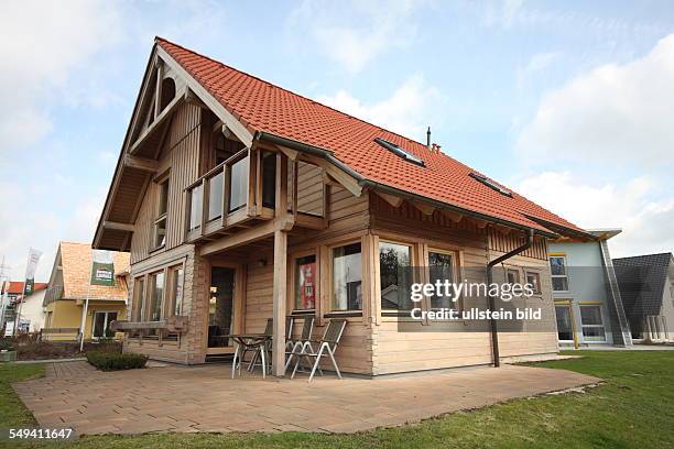 Germany, Wuppertal, prefabricated house of the company Kampa.