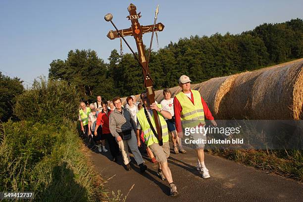 Germany, NRW, Werne: The 331. Pilgrimage from Werne to Werl