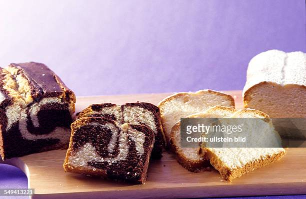 Germany, 2003: Cakes, partly cutten.
