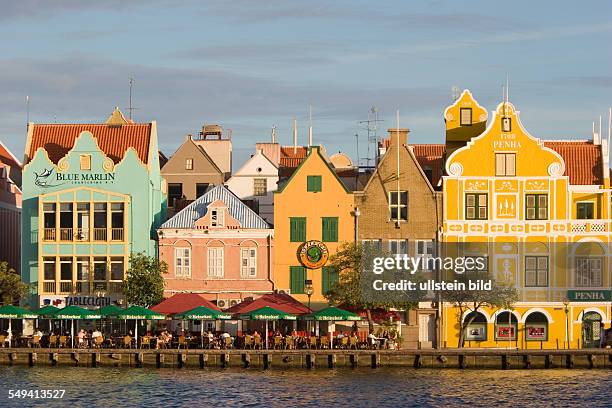 Netherlands Antills, Curacao, Willemstad, houses in the district Punda