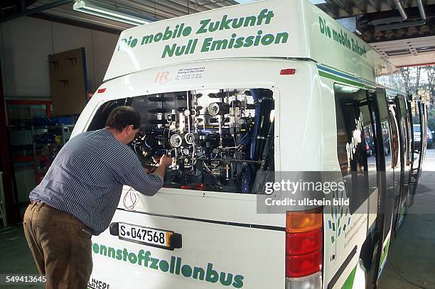 Germany, Marl: car with electric drive, Marl.