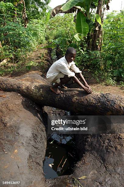 Nigeria. Bomu, Kpor, Ogoni Area; ecological destruction because petroleum;