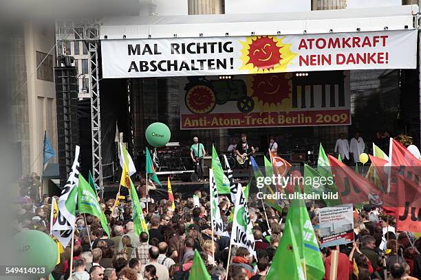 Germany, Berlin. Big demonstration against nuclear power