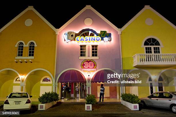 Netherlands Antills, Curacao, Willemstad. Gambling casino, also with online games. Holiday Beach Hotel