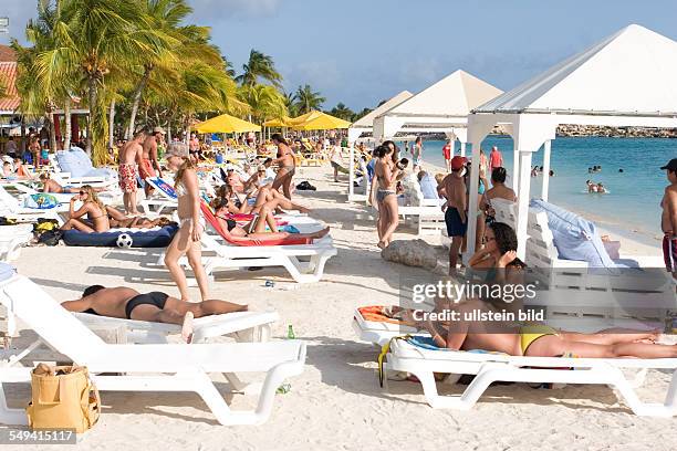 Netherlands Antills, Curacao, Willemstad, tourism, Mambo beach