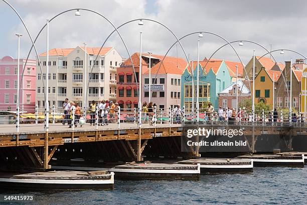 Netherlands Antills, Curacao, Willemstad, houses in the district Punda