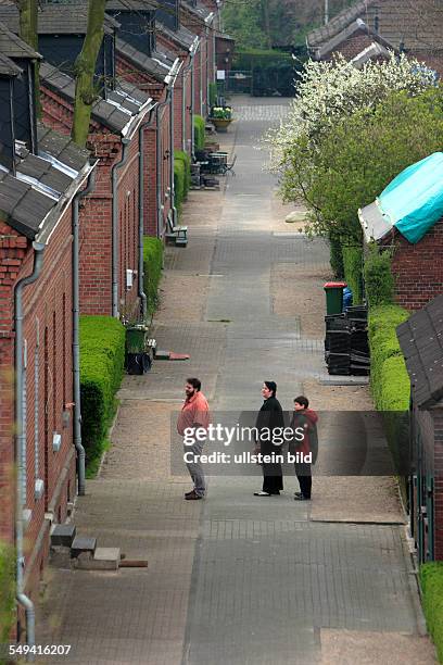 Germany, NRW, Oberhausen-Eisenheim: The estate Eisenheim is the oldest workers housing estate in the Ruhr area. 1991 the estate was classified as a...