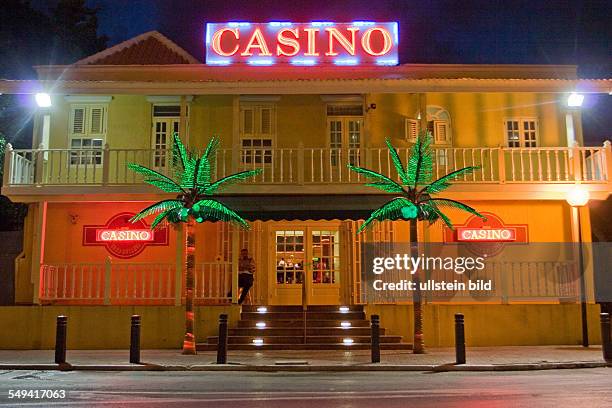 Netherlands Antills, Curacao, Willemstad. Gambling casino, also with online games