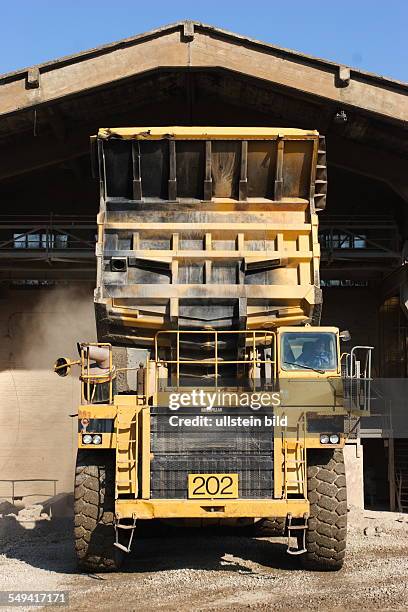 Germany, NRW, Hagen: The dolomite quarry Donnerkuhle of Rhine lime