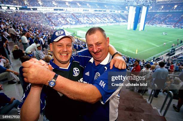 Germany, Gelsenkirchen: Schalke 04 Arena.- Opening event 2001.