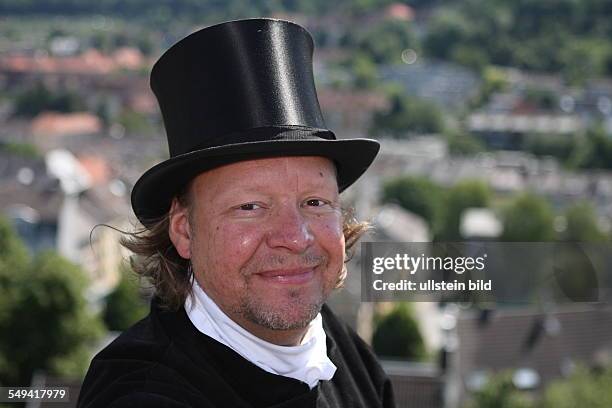 Germany, Wuppertal. Chimney sweep