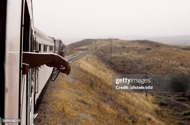 Turkey, Turkey on its way to Europe. Europe-Express, which drives from Nusaybin to Istanbul along the border to Syria.