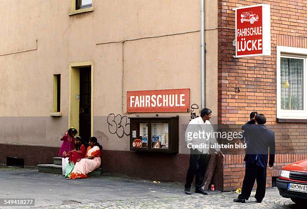 Germany, Hamm, 1999: Hindu-Tamils in Germany.- The annual temple celebration in and around the Sri Sithivinayagar Temple.