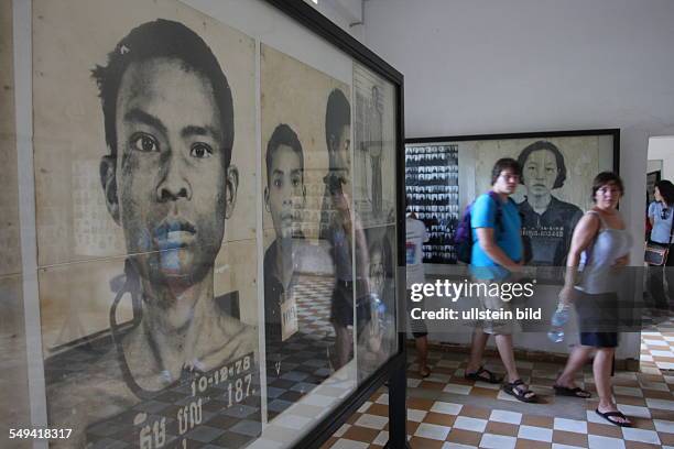 Kambodscha, Phnon Penh: das Tuol-Sleng-Museum. Es dient der Erinnerung an die Verbrechen im ehemaligen Konzentrationslager, ?Sicherheitsgefaengnis...