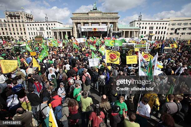 Germany, Berlin. Big demonstration against nuclear power