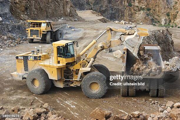 Germany, NRW, Hagen: The dolomite quarry Donnerkuhle of Rhine lime