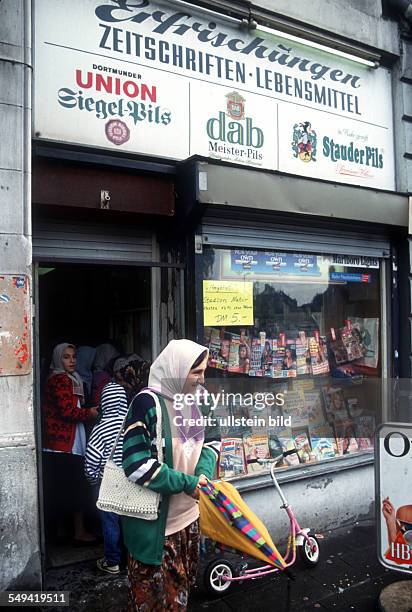 Germany: a kiosk in Gelsenkirchen.