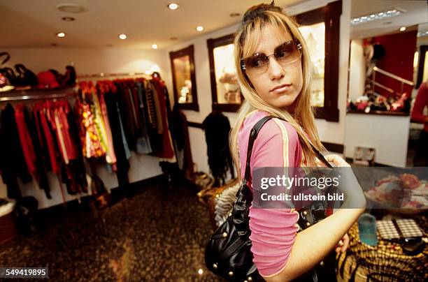 Turkey, Istanbul: Bagdad street, Eda, 20 years old, studying English language and literature, spends a lot of money for fashion and in discotheques