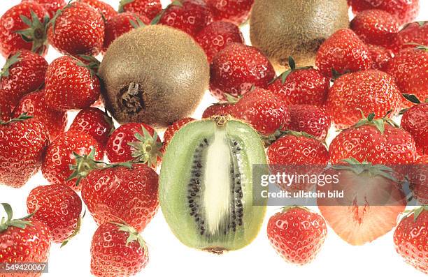 Germany, 2003: Strawberries and kiwis.