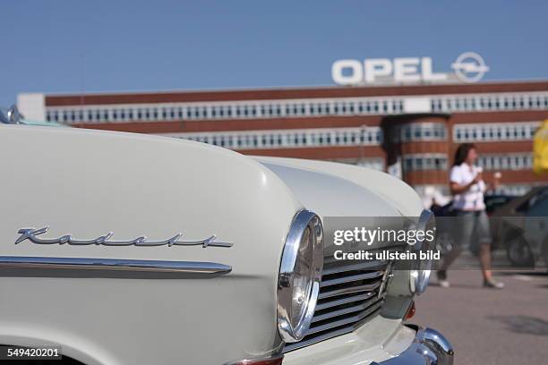 Germany, NRW, Bochum. Biggest Opel meeting of Europe on the parking lot of the Opel plant