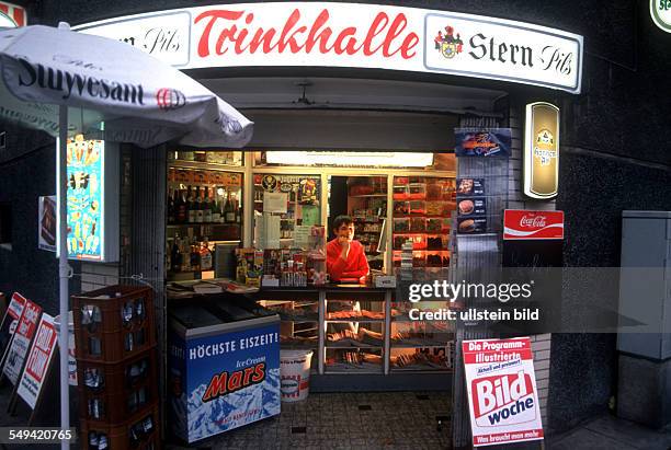 Germany: a kiosk in Essen.