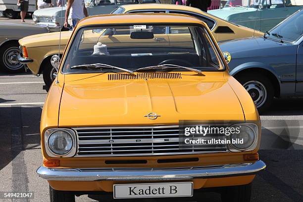 Germany, NRW, Bochum. Biggest Opel meeting of Europe on the parking lot of the Opel plant