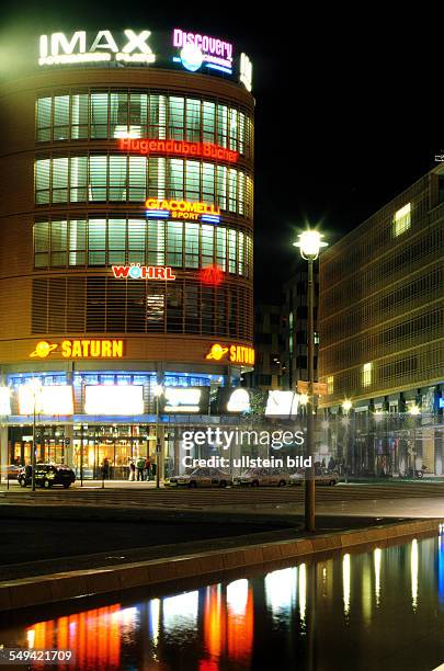 Germany, Berlin: Potsdamer square, Marlene-Dietrich square; IMAX cinema.