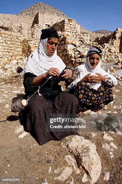 Turkey, Turkey on its way to Europe. Village Caykoey at the turkish-syrian border. The village was destroyed in 1992/1993 by the turkish army....