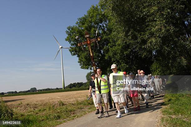 Germany, NRW, Werne: The 331. Pilgrimage from Werne to Werl