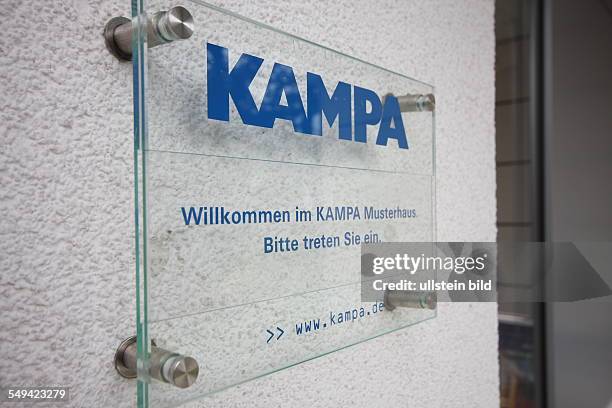 Germany, Wuppertal, prefabricated house of the company Kampa.