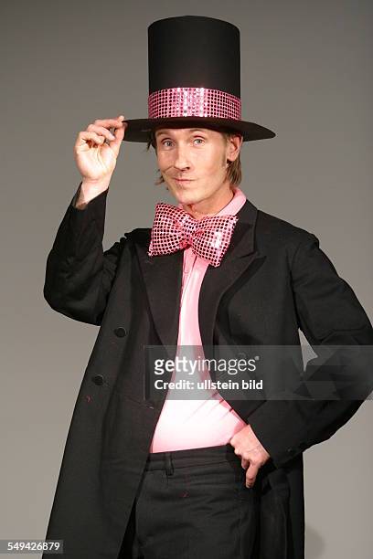 Germany: Portrait of a man; dressed like a magician.