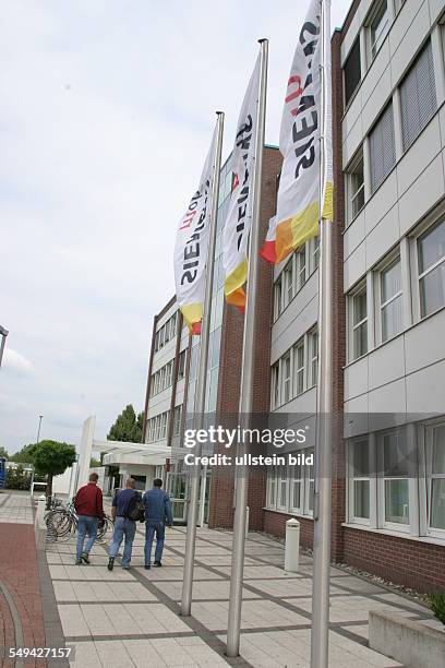 Germany, Bocholt: Siemens AG.- Facade of the Siemens AG Information and Communication Mobile.