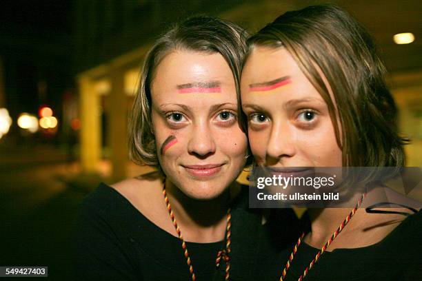 Germany, Dortmund: Match Germany versus Italia: German fans after the game in the town centre of Dortmund, affiliation,