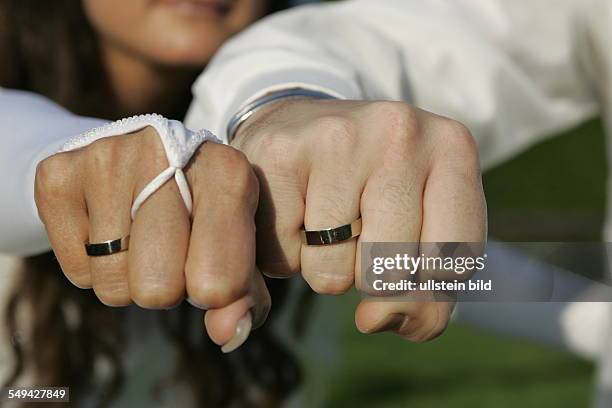 Germany: The wedding rings.