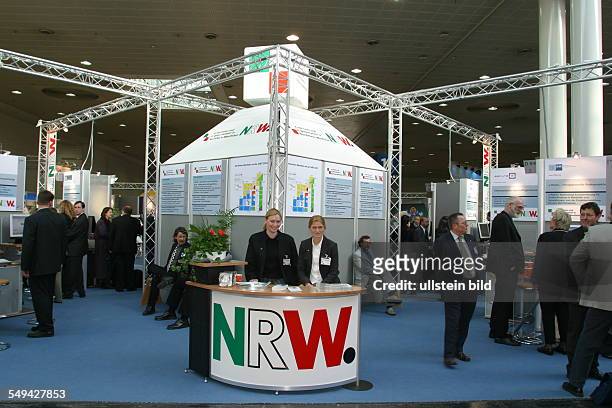 Germany, Hannover: Cebit.- The NRW stall.