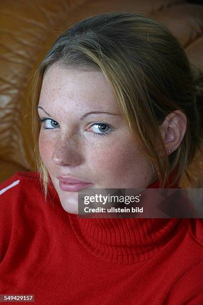 Germany, : Portrait of a young woman.