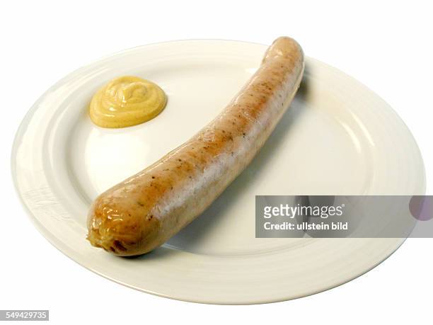 Germany: Food: sausage, fried sausage with mustard