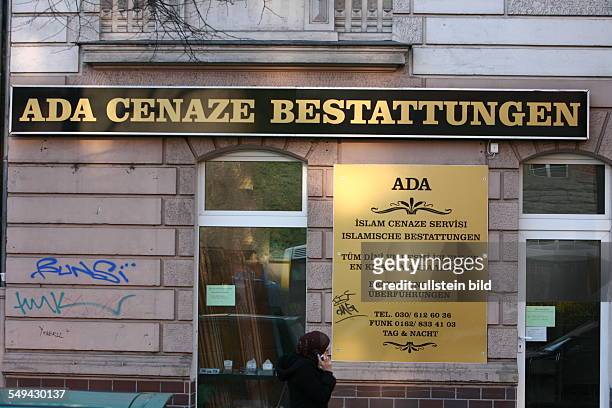 Germany, Berlin, ADA - company for islamic burials.