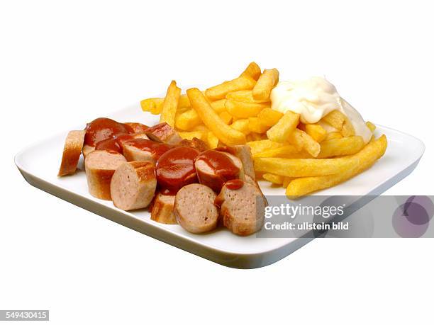 Germany: Food: sausage, fried curried sausage