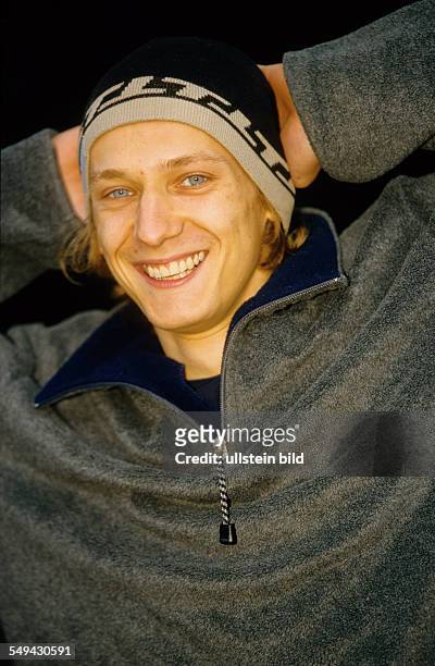 Germany: Free time.- Portrait of a young man.