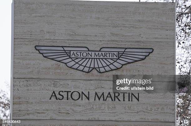 Werbung für Aston Martin