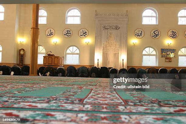 Germany, Marl, prayer in the mosque