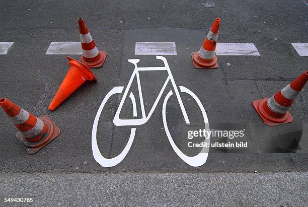 Radwege werden neu markiert