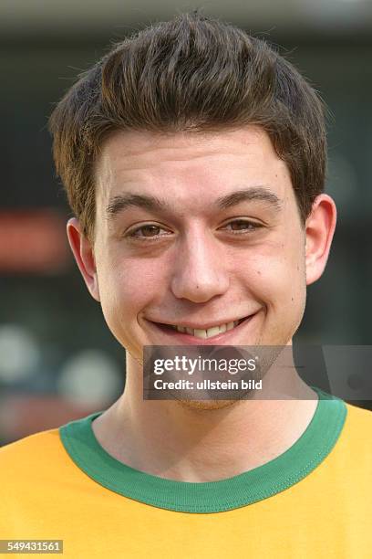 Germany, Cologne: Youth in their free time.- Portrait of a young man.