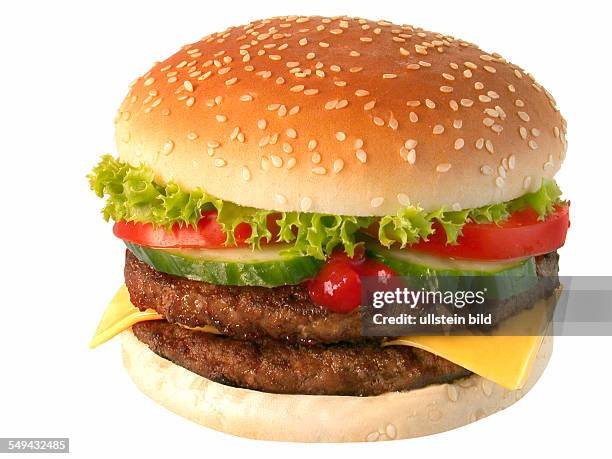 Germany: Food: burger, double cheeseburger