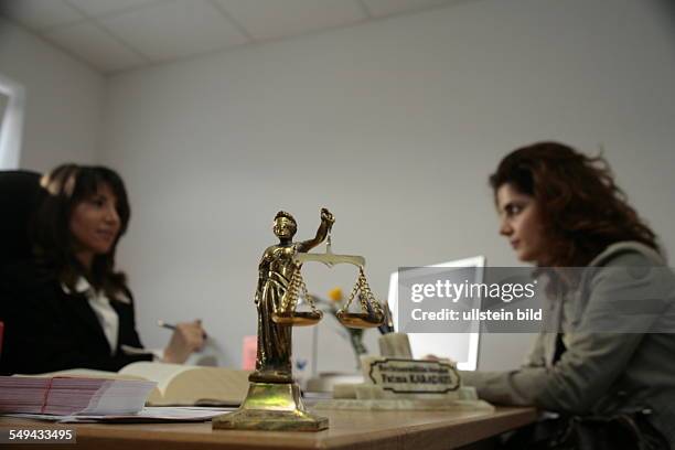 Germany: Ruhr Area, Dortmund.- Portrait of Fatma Karadayi. She is a turkish lawyer working in a German-Turkish lawyer office.