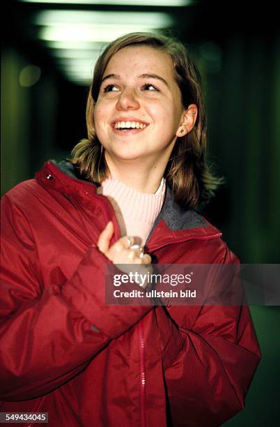 Germany: Free time.- Portrait of a young woman.