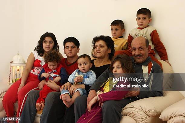 Germany, Essen: 7 children of an Iraqi extended family. The mother has been shot dead and the father has been kidnaped on his way to work....